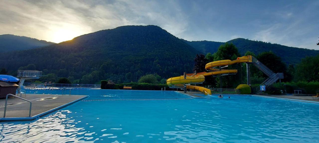 Ferienwohnung Bergspass Gaming Bagian luar foto