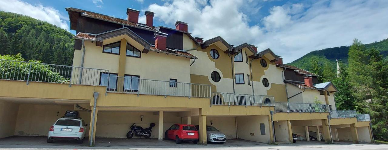 Ferienwohnung Bergspass Gaming Bagian luar foto